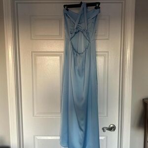 Show Me Your MuMu Light Blue Midi Dress